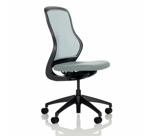 black and gray Regeneration office chair By Knoll